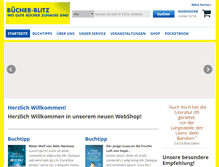 Tablet Screenshot of buecher-blitz.de